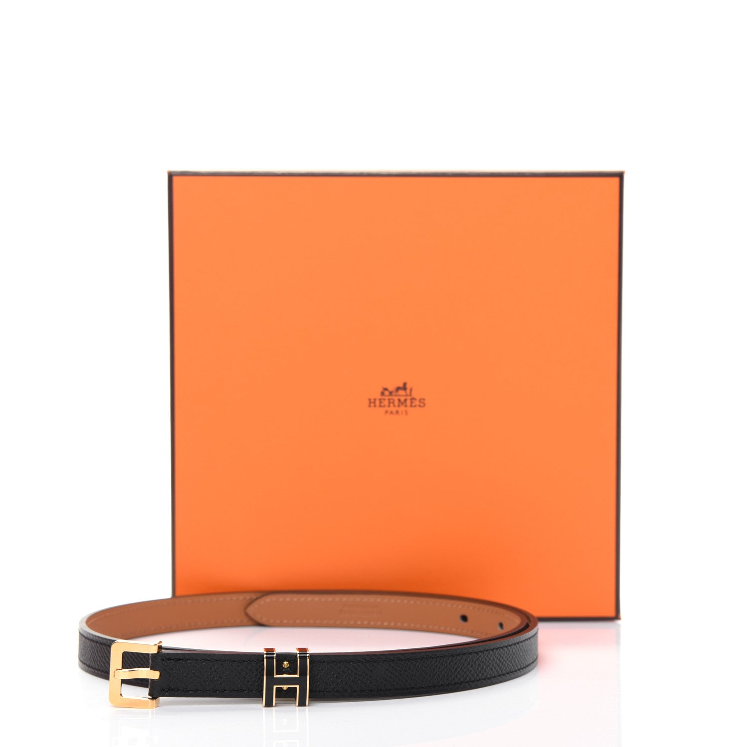 Hermes Epsom 15mm Pop H Belt 75 Black 11 of 11