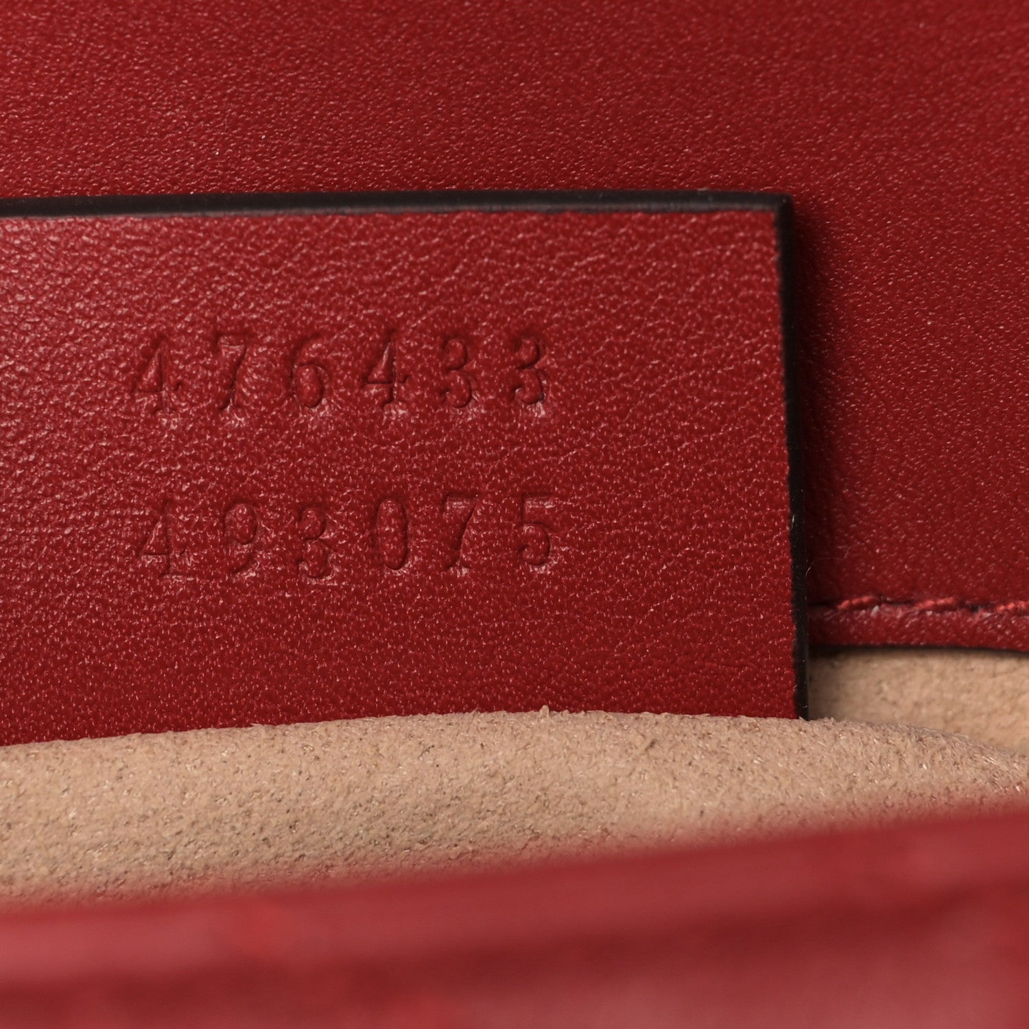 Gucci Calfskin Matelasse Super Mini GG Marmont Shoulder Bag Hibiscus Red 7 of 11