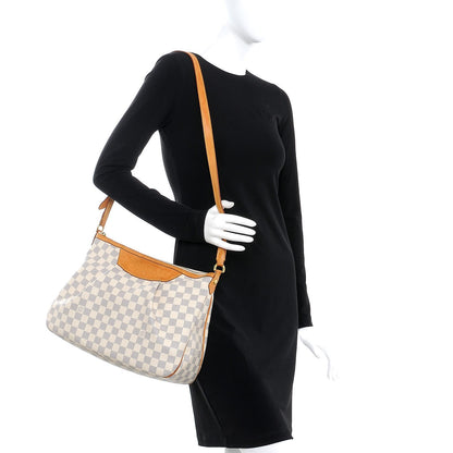 Louis Vuitton Damier Azur Siracusa MM 2 of 14