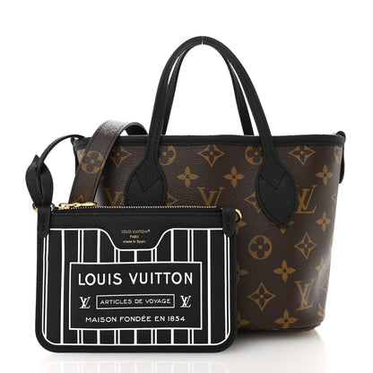 Louis Vuitton Monogram Neverfull Inside Out Bandouliere BB Black 4 of 28