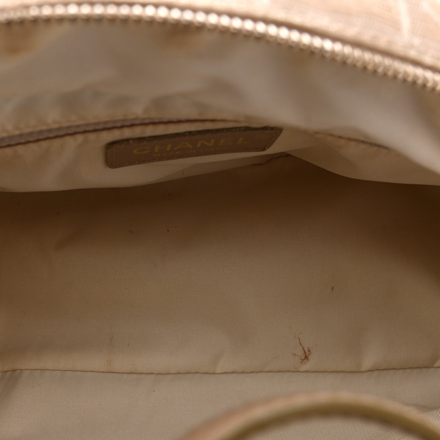 Nylon Travel Bowler Beige