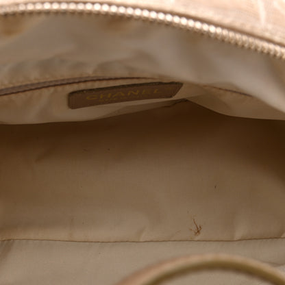 Chanel Nylon Travel Bowler Beige 5 of 17