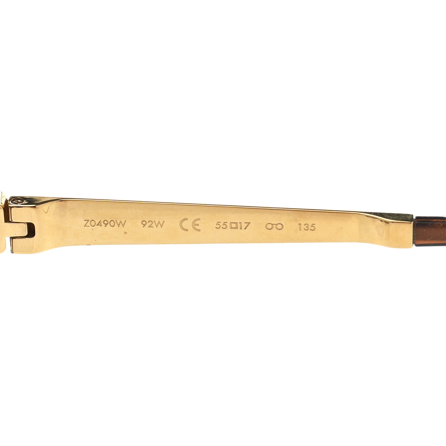 Petit Soupcon Rond Sunglasses Z0490W Brown Glitter