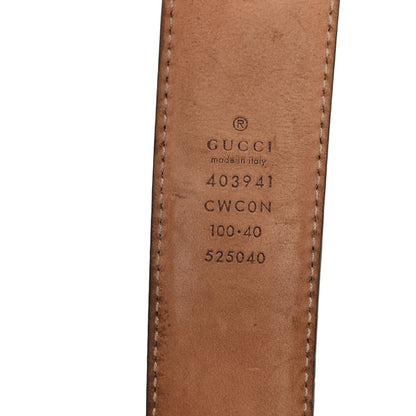 Gucci Guccissima Signature Belt 100 40 Black 3 of 5