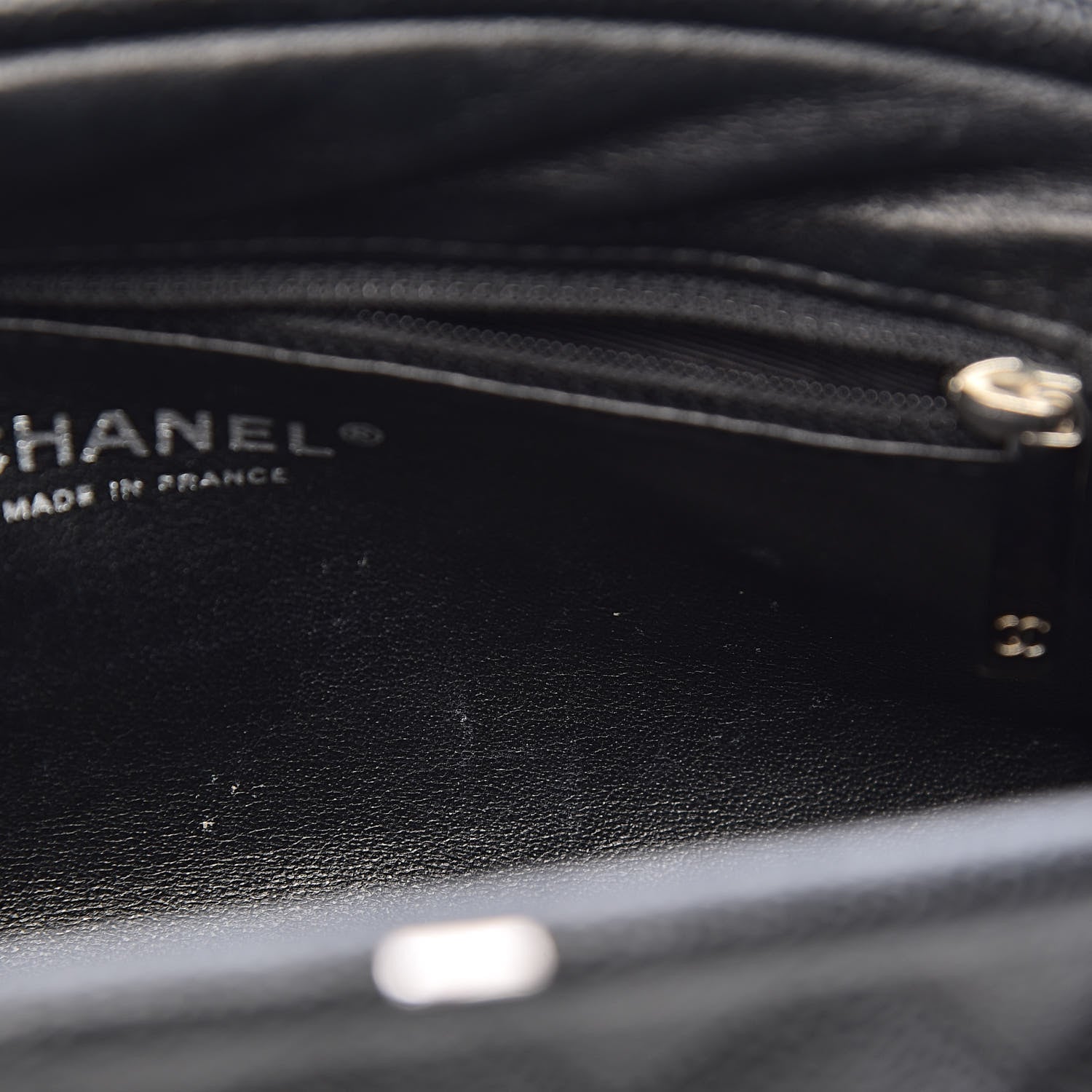 Chanel Caviar Quilted Timeless Clutch Black 8 of 13