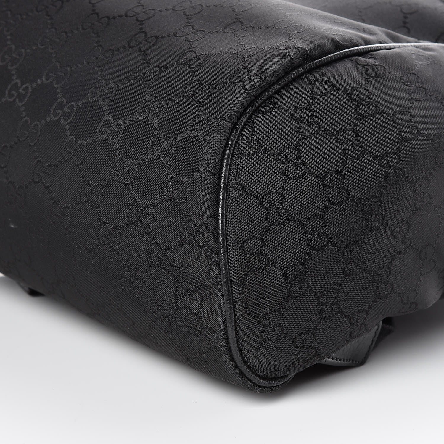Gucci Nylon Monogram Slim Backpack Black 9 of 10