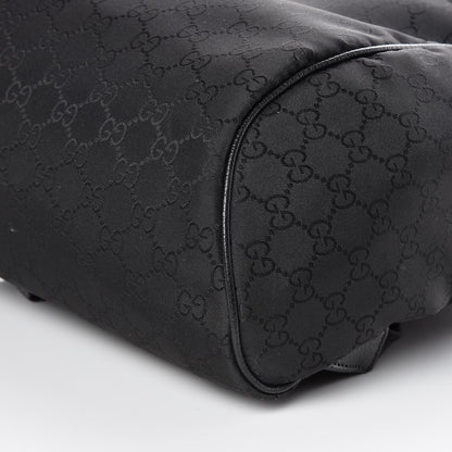 Gucci Nylon Monogram Slim Backpack Black 9 of 10