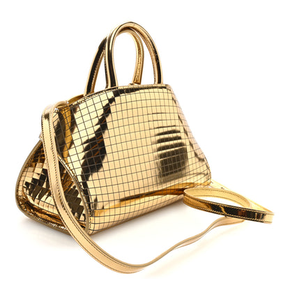 Salvatore Ferragamo Metallic Calfskin XS Hug Bag Gold 3 of 9