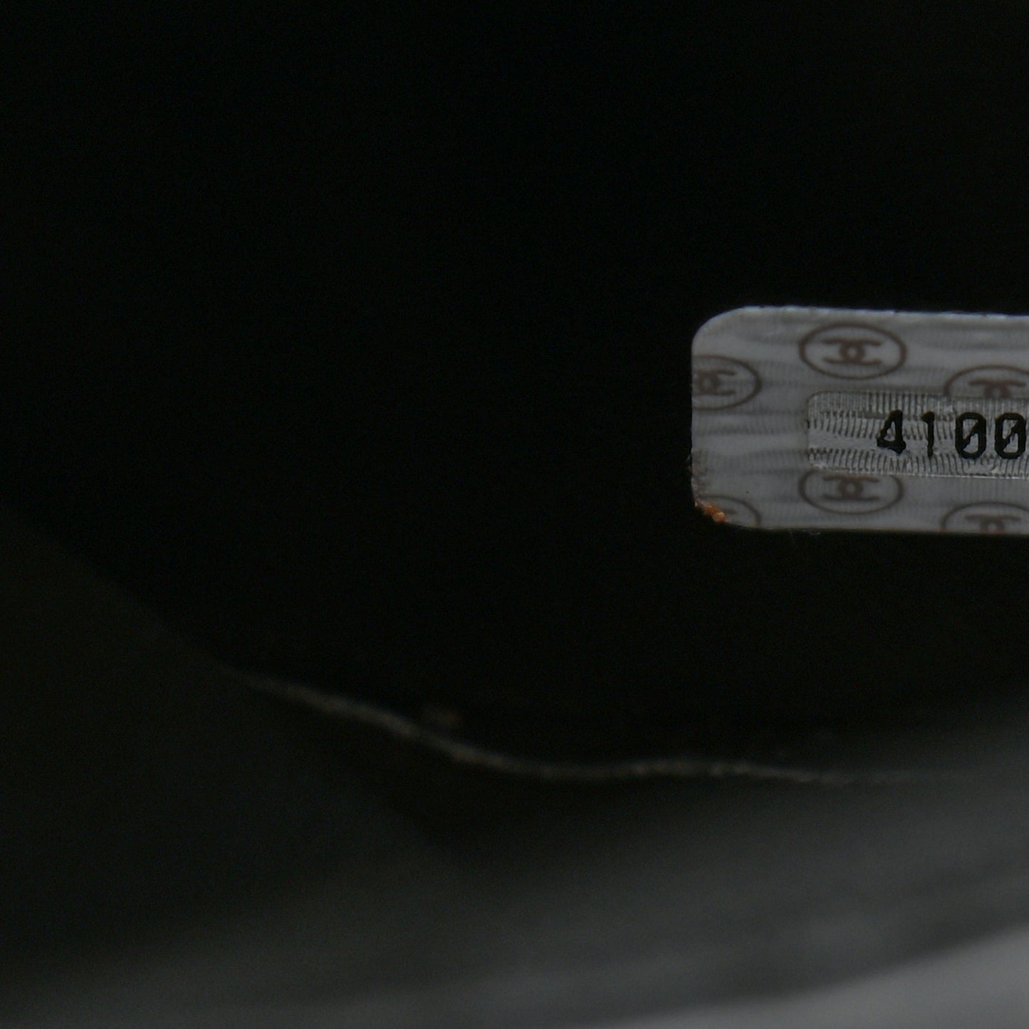 Patent Quilted CC Vanity Cosmetic Case Black