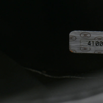 Chanel Patent Quilted CC Vanity Cosmetic Case Black 6 of 14