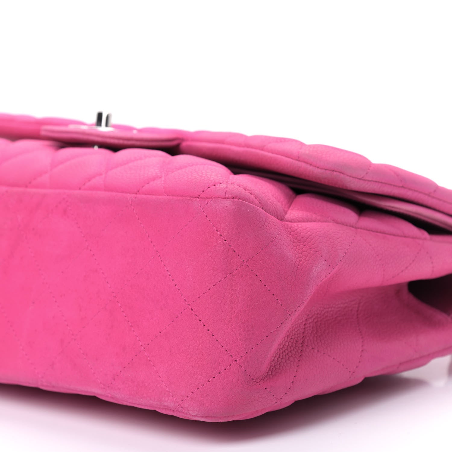 Chanel Iridescent Caviar Quilted Jumbo Double Flap Pink 6 of 10