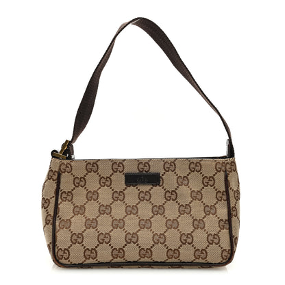 Gucci Monogram Shoulder Bag Dark Brown 1 of 9