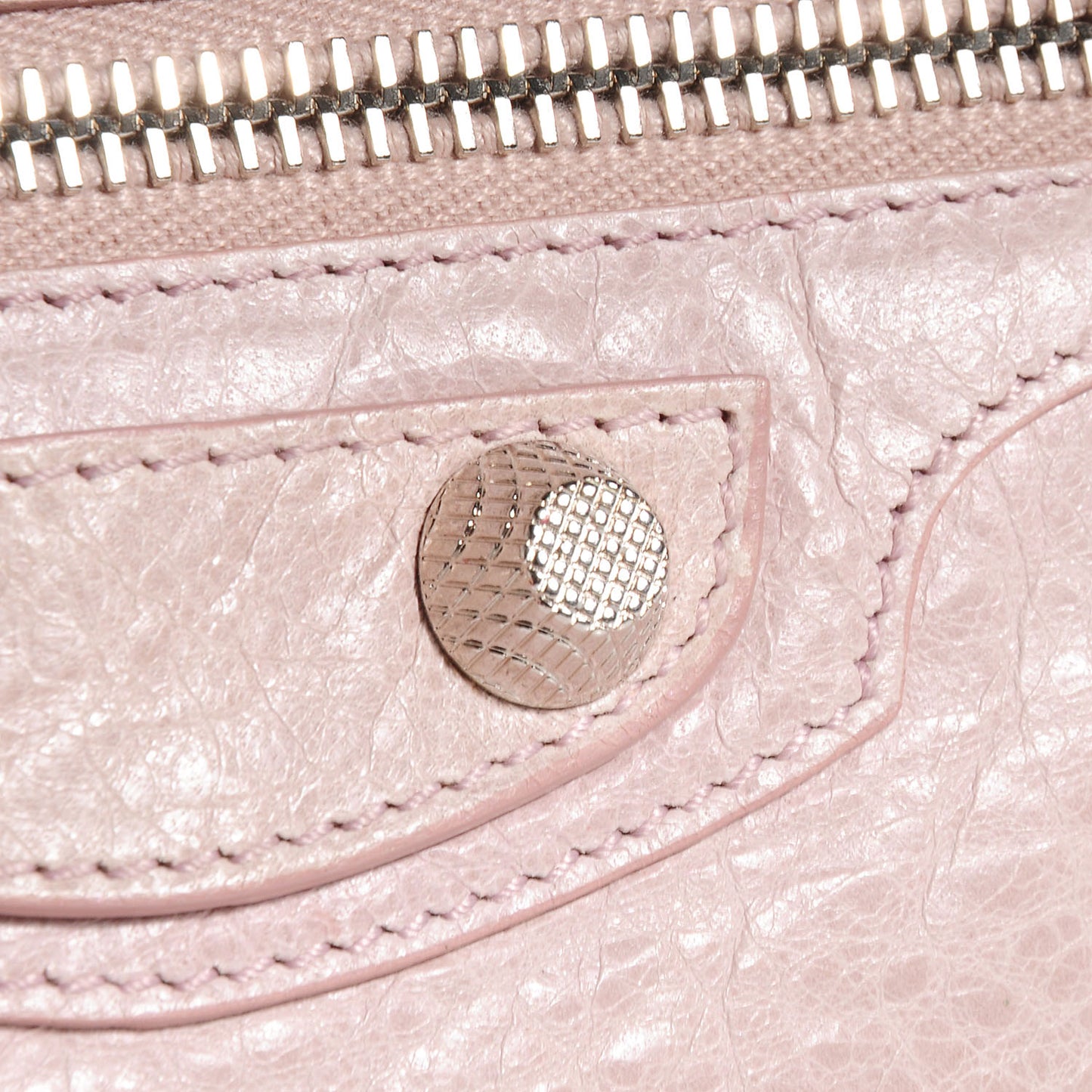 Agneau Giant 12 Silver Hardware Hip Bois De Rose