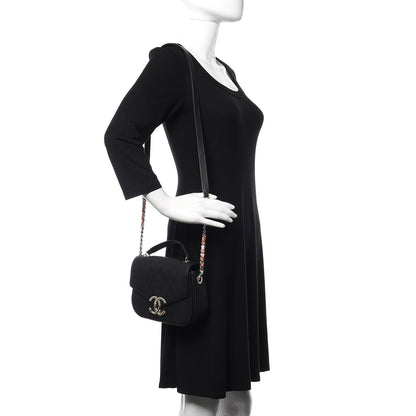 Chanel Caviar Quilted Thread Around Single Flap Black 2 of 9