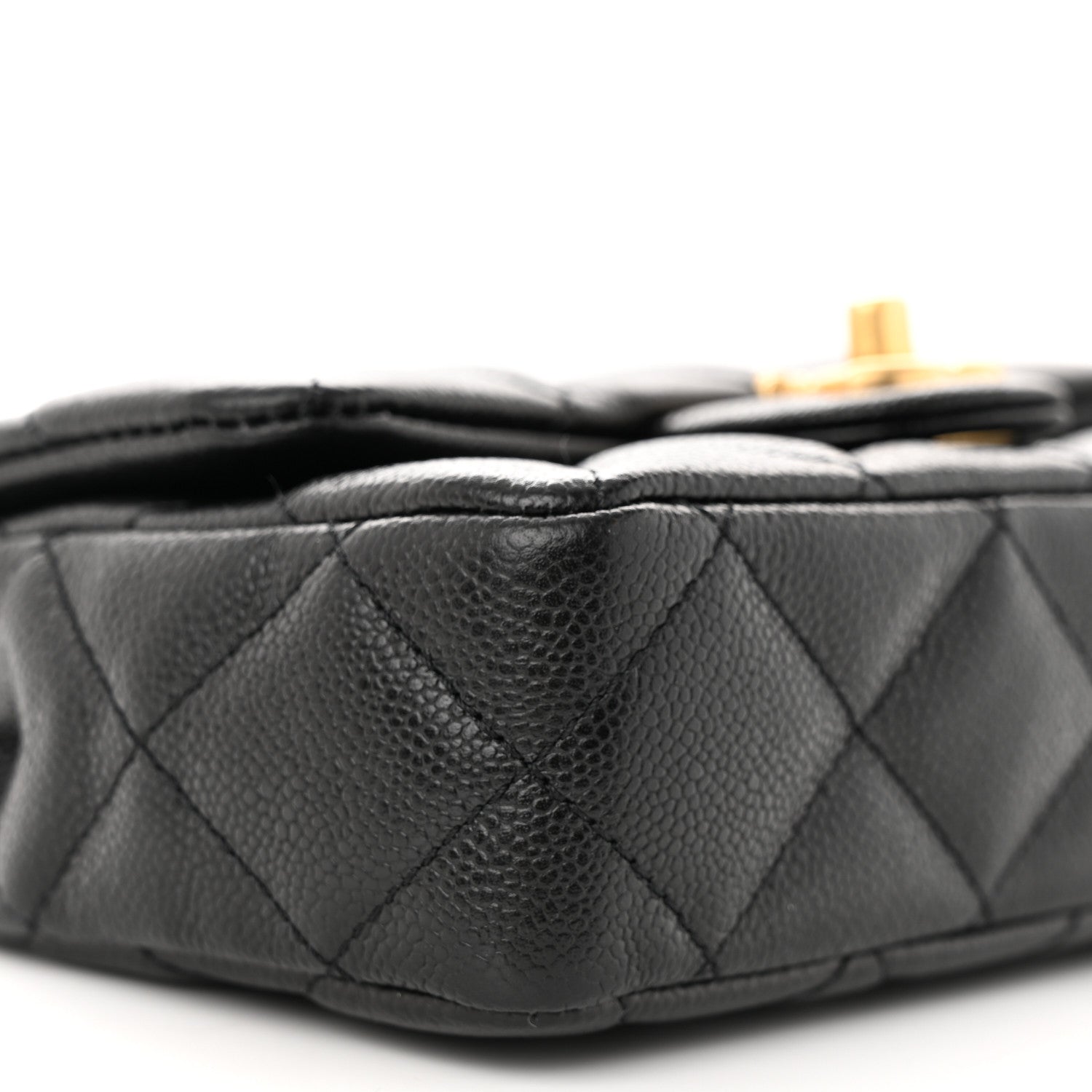 Chanel Caviar Quilted Mini Sweetheart Rectangular Flap Black 9 of 11