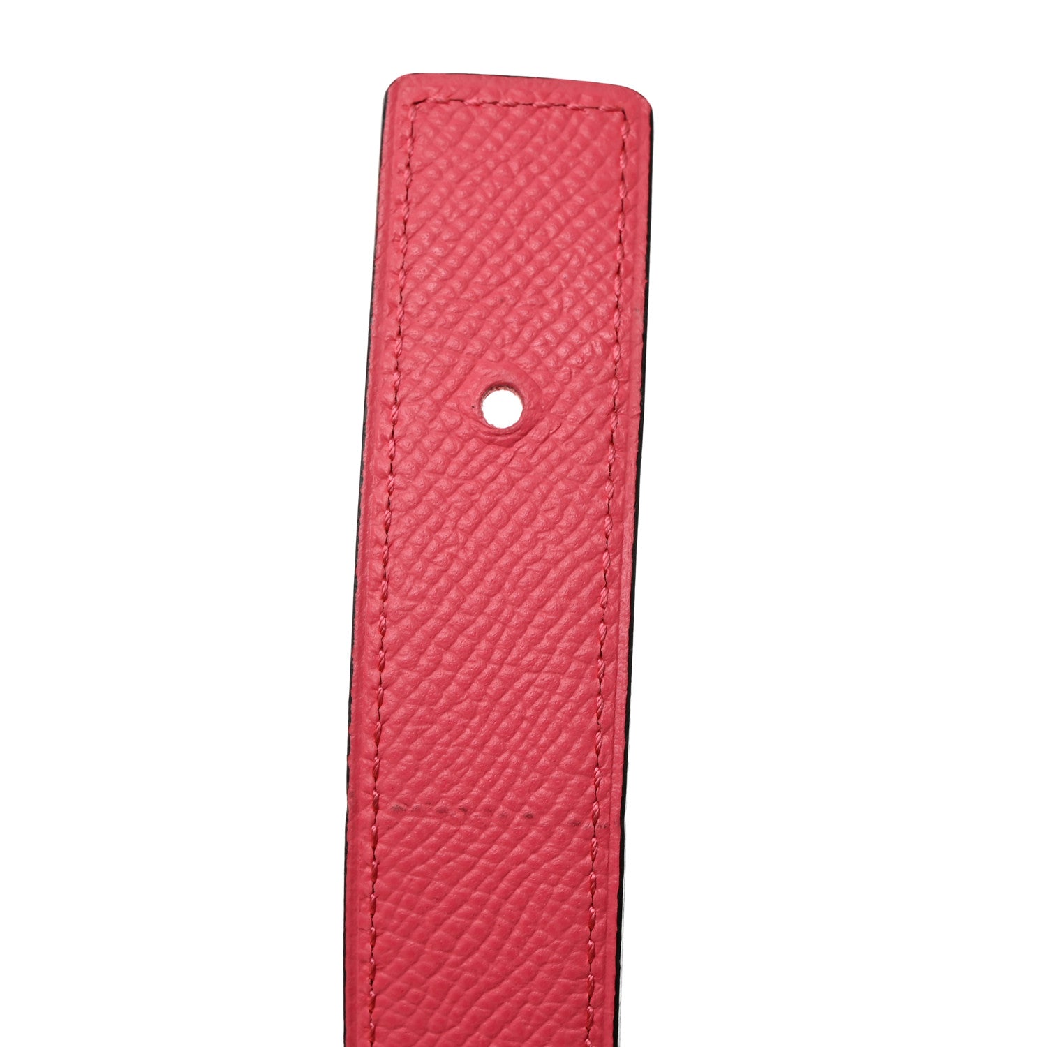 Hermes Swift Epsom 24mm Mini Constance H Belt 85 34 Rouge De Coeur Rose Azalee 8 of 8