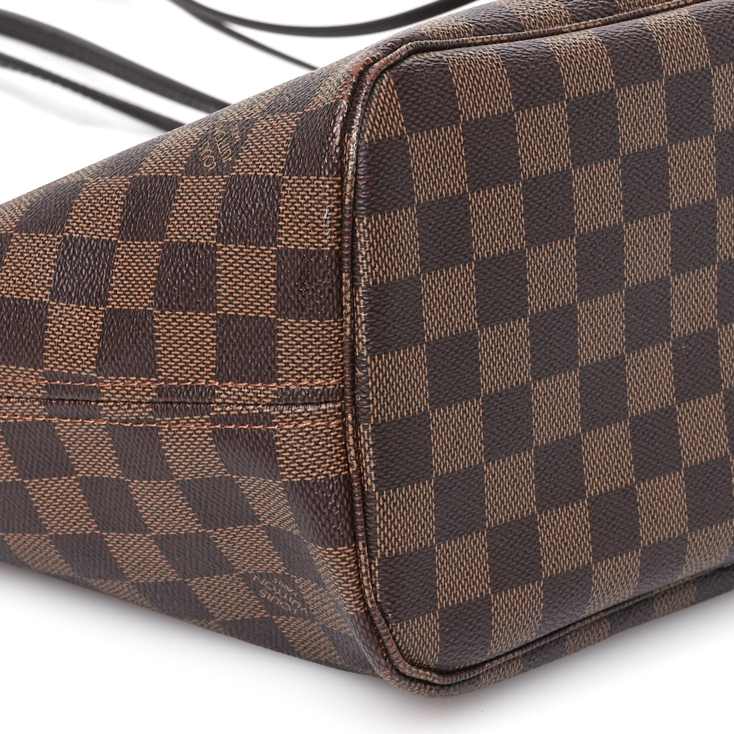 Louis Vuitton Damier Ebene Neo Neverfull MM Rose Ballerine 9 of 12