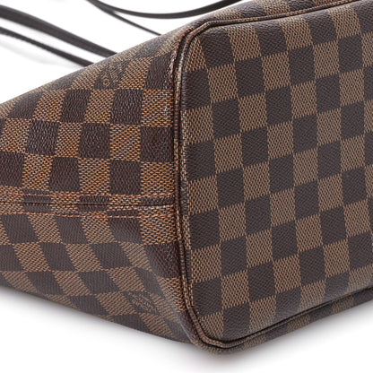 Louis Vuitton Damier Ebene Neo Neverfull MM Rose Ballerine 9 of 12