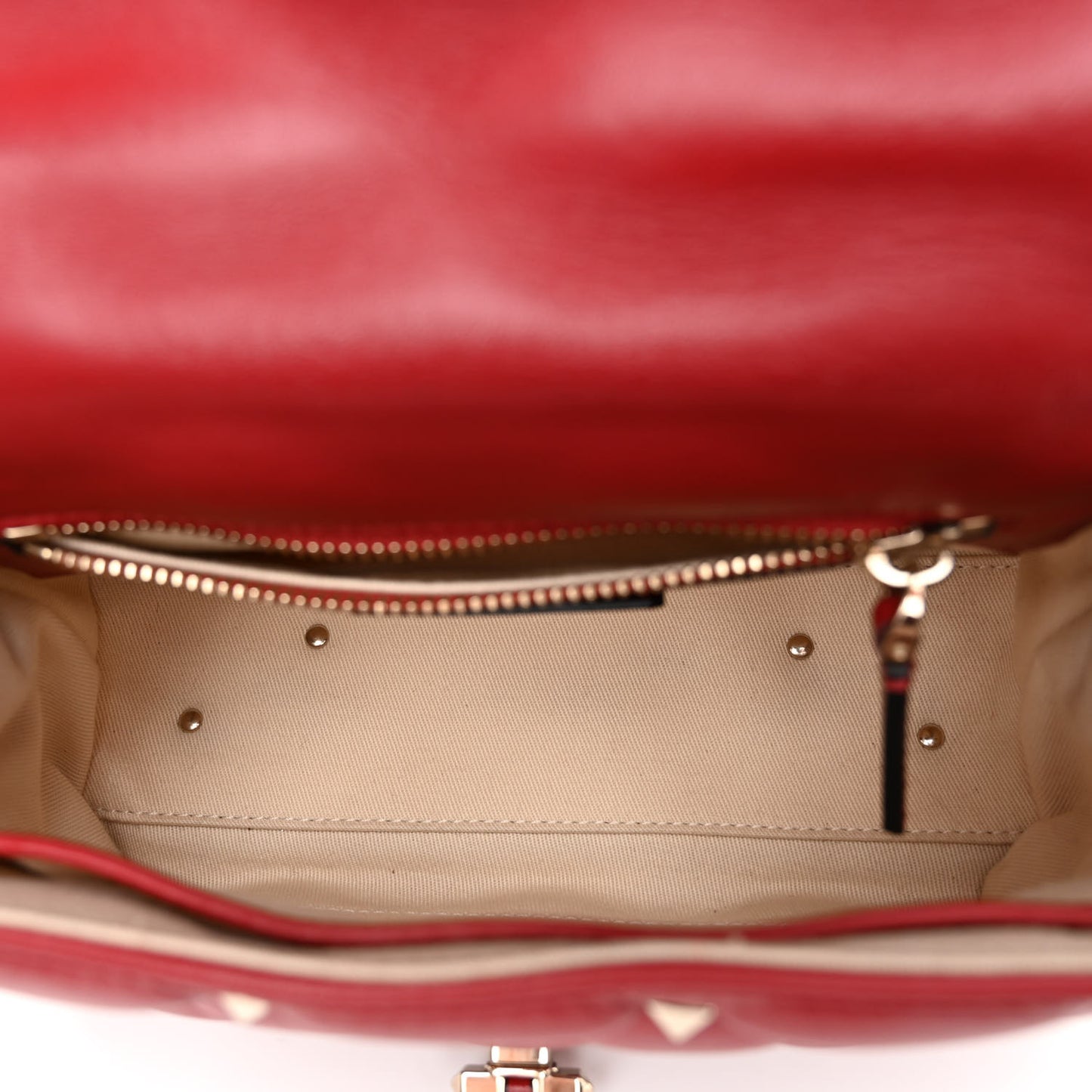 Nappa Small Candystud Crossbody Rosso Valentino