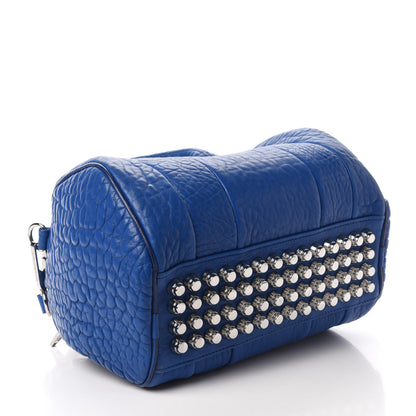 Alexander Wang Pebbled Lambskin Rockie Royal Silver Hardware 4 of 9