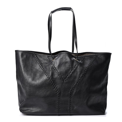 Saint Laurent Calfskin Large Neo Double Reversible Tote Black Bronze 1 of 7