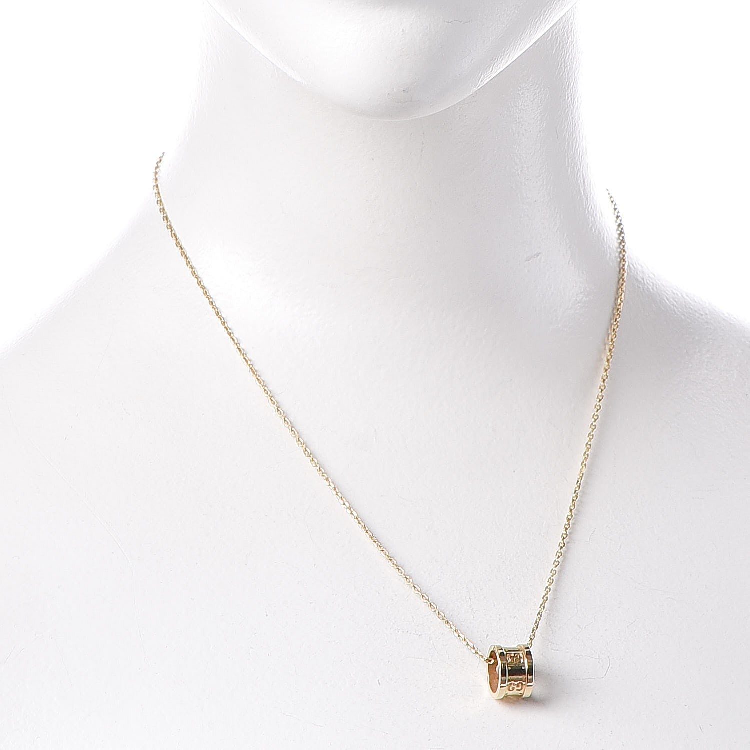 Gucci 18K Yellow Gold Icon Twirl Pendant Necklace 2 of 6