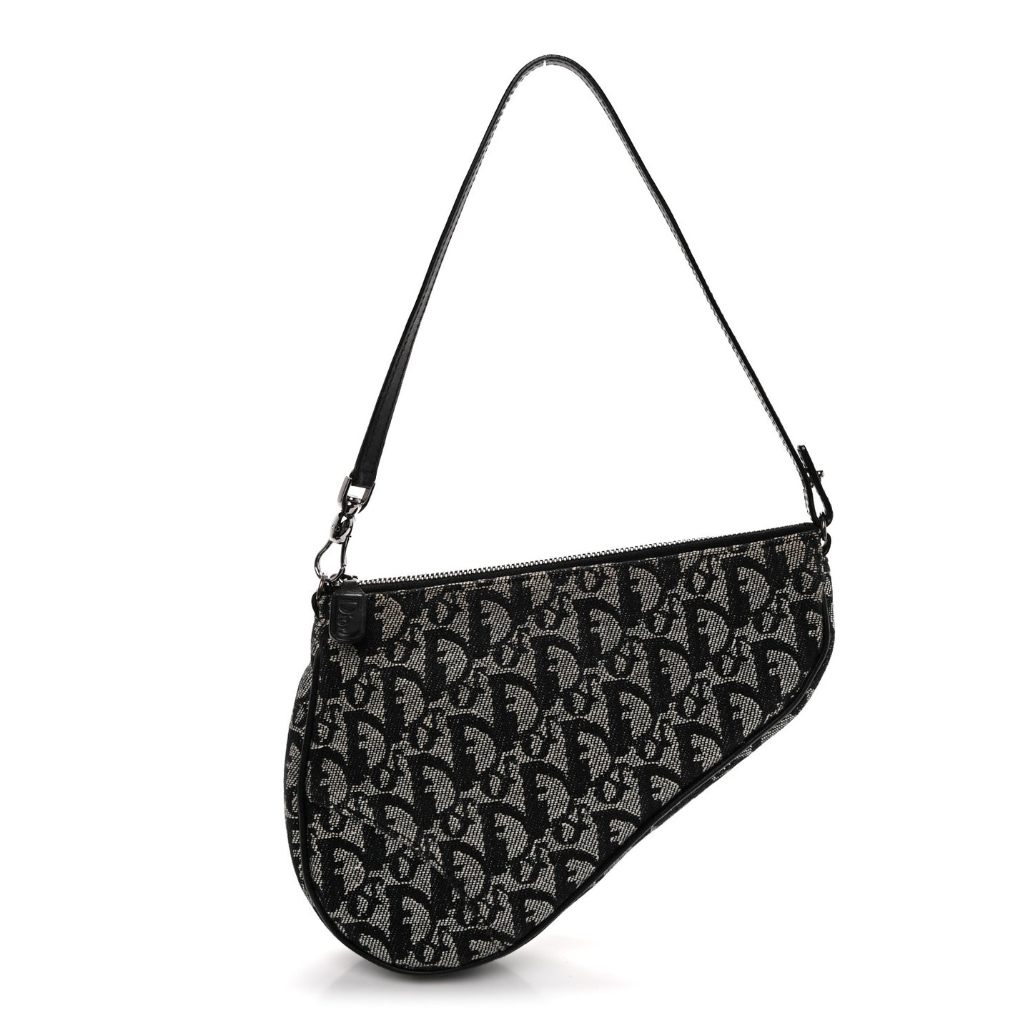Monogram Mini Saddle Pochette Black
