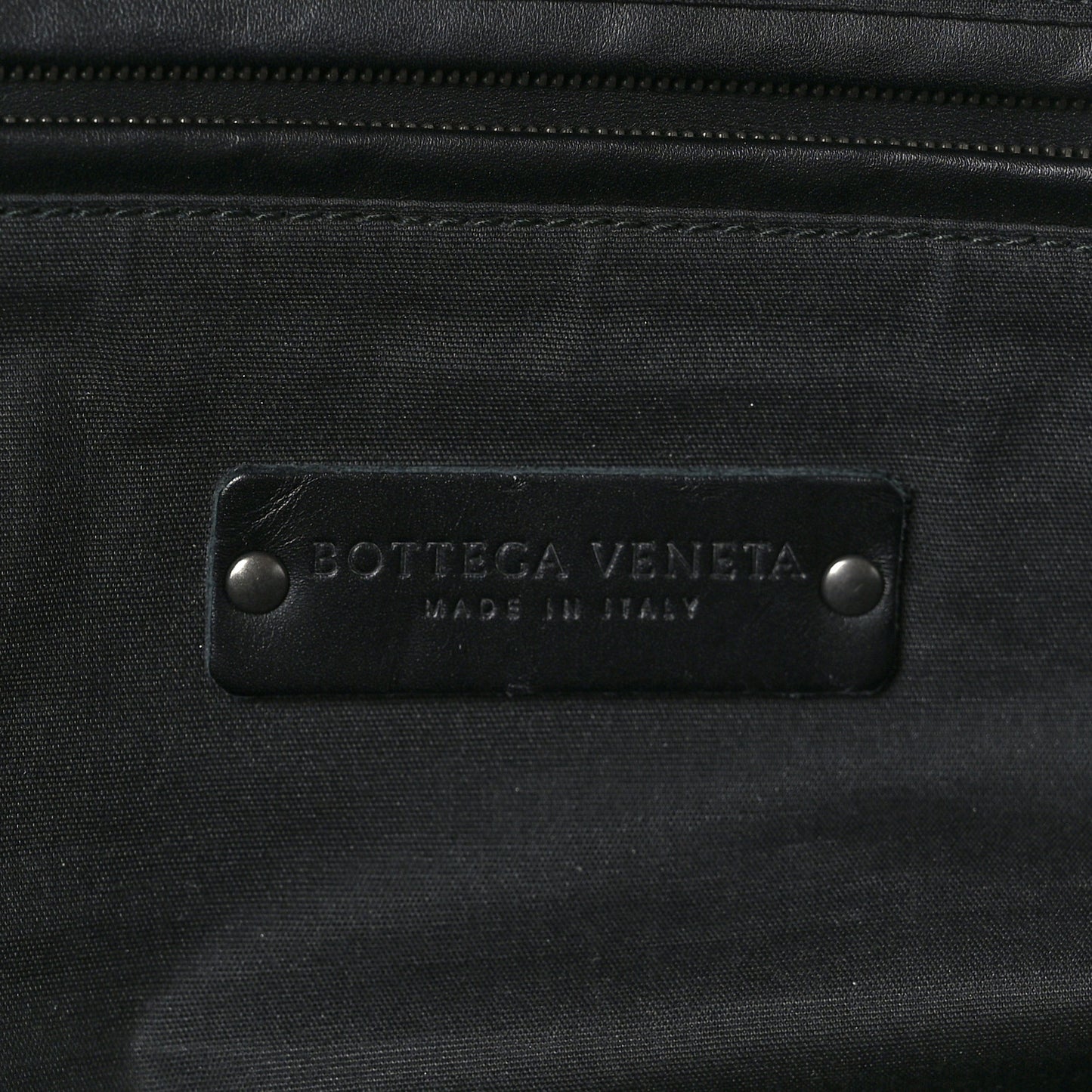 Nappa Intrecciato VN Large Duffel Black
