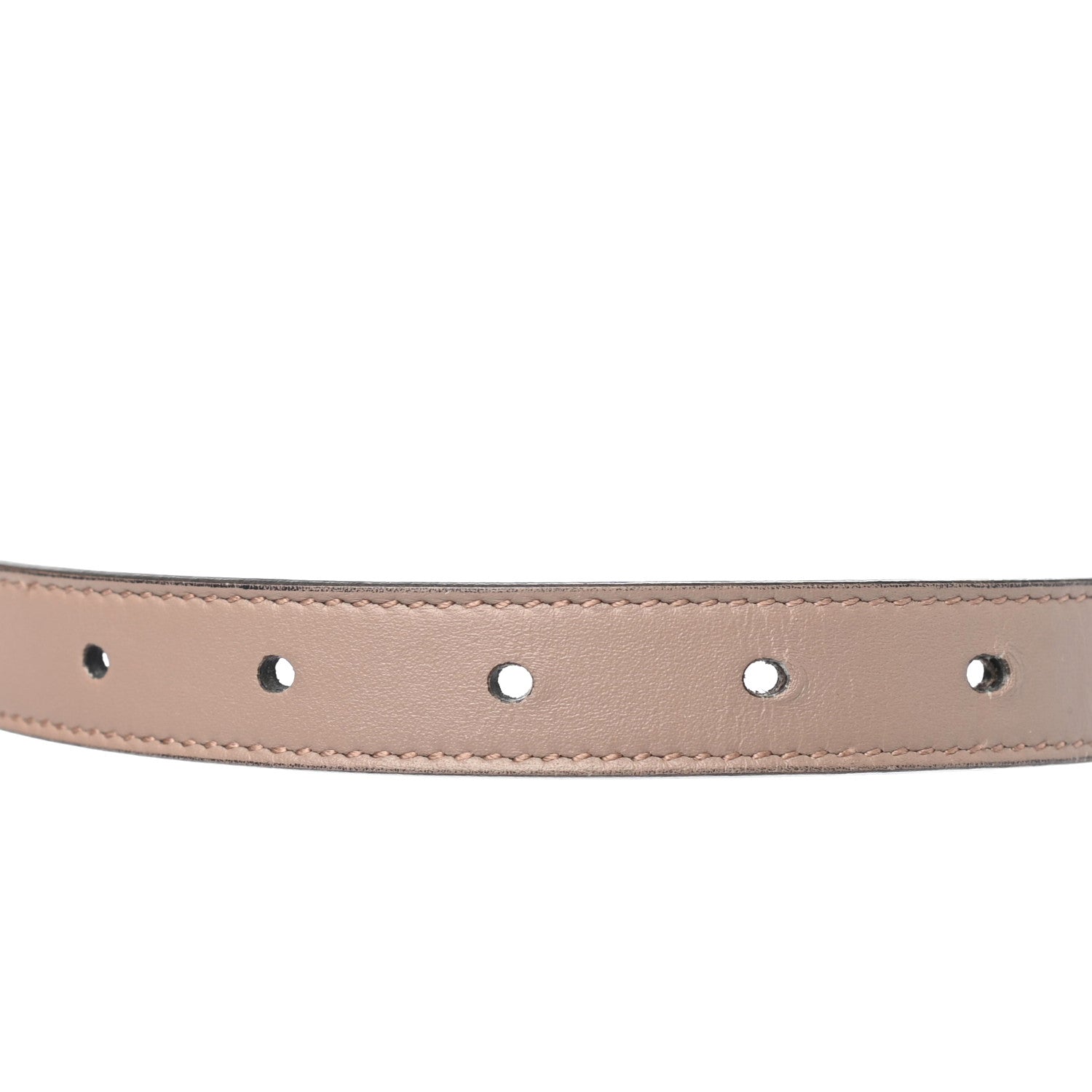 Gucci Calfskin Double G 20mm Belt 85 34 Porcelain Rose 3 of 4