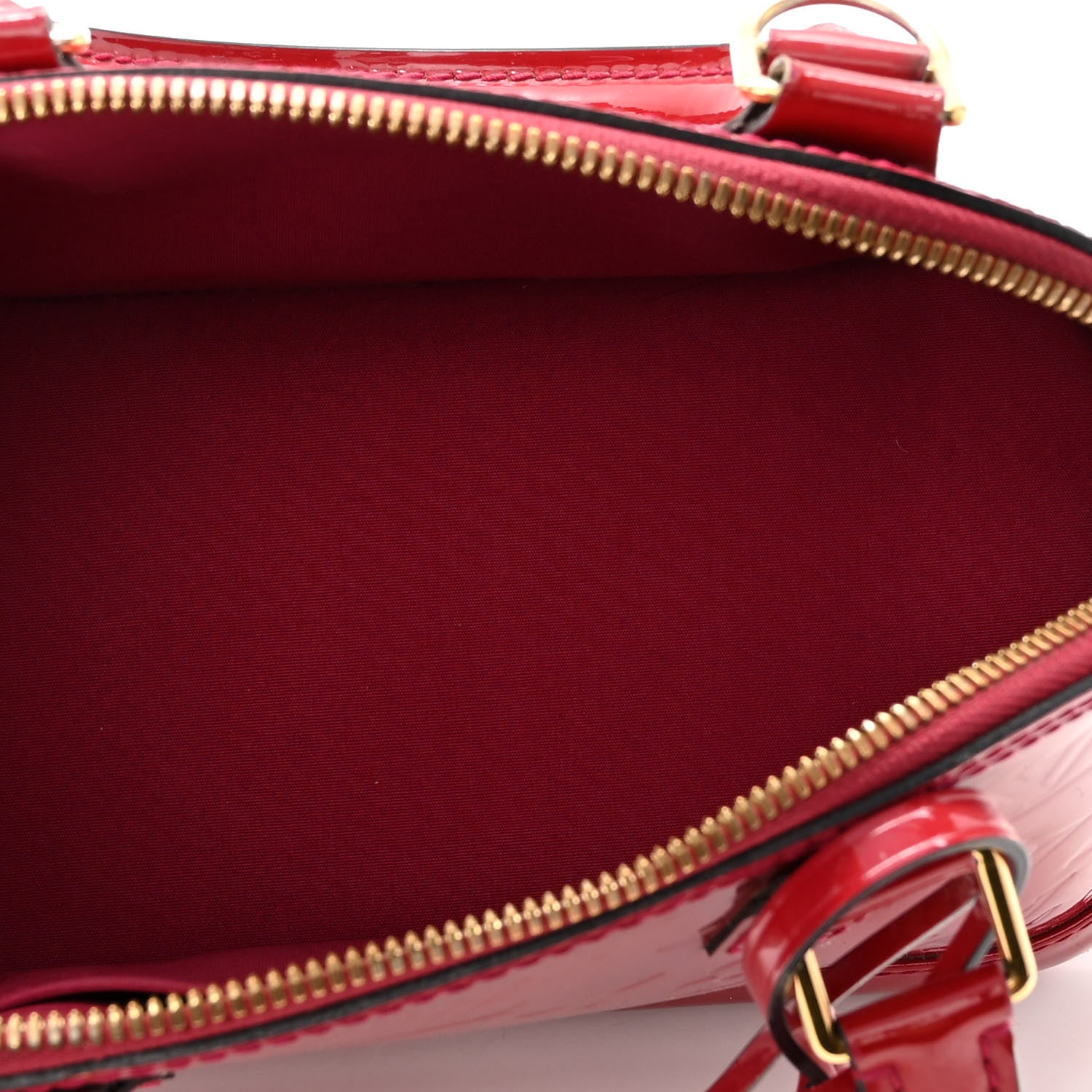 Louis Vuitton Vernis Alma BB Cherry 4 of 9