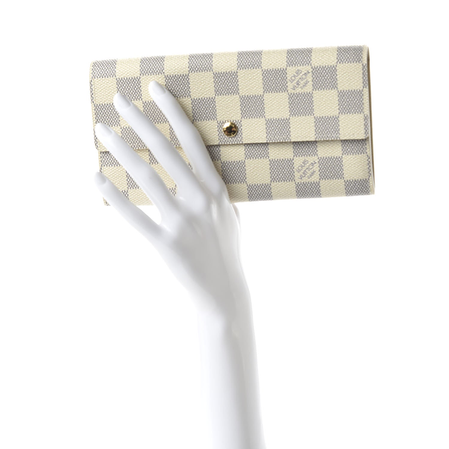 Louis Vuitton Damier Azur Sarah Wallet 2 of 11