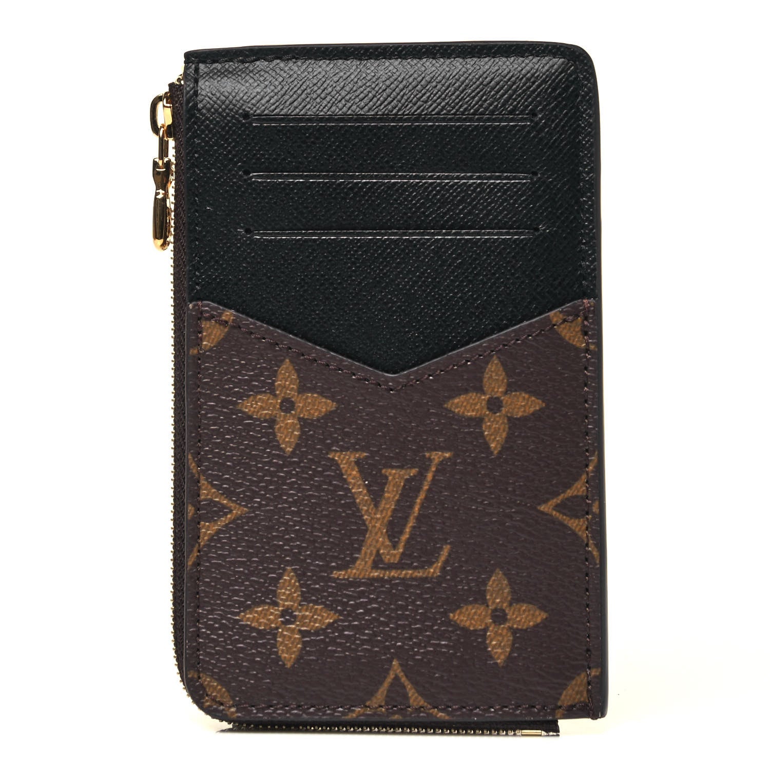 Louis Vuitton Monogram Recto Verso Card Holder Black 2 of 7