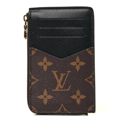 Louis Vuitton Monogram Recto Verso Card Holder Black 2 of 7