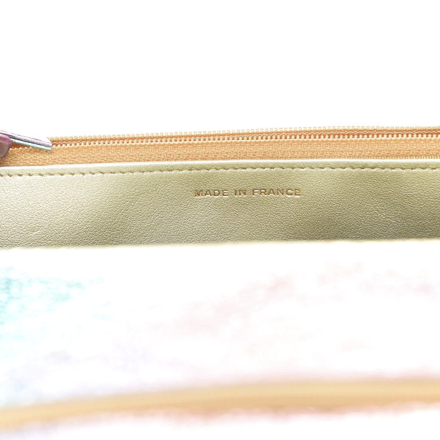 Metallic Goatskin Quilted 2.55 Reissue Wallet on Chain WOC Multicolor
