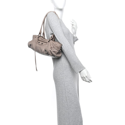 Balenciaga Agneau Arena Classic Hardware East West Le City Sesame 2 of 10