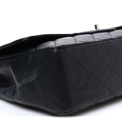 Chanel Caviar Quilted Jumbo Single Flap Black 9 of 10