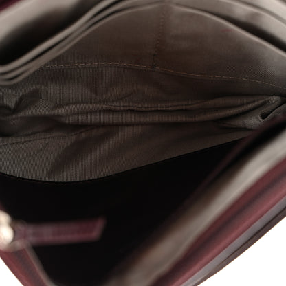 Chanel Caviar Half Moon Wallet On Chain WOC Bordeaux 5 of 12