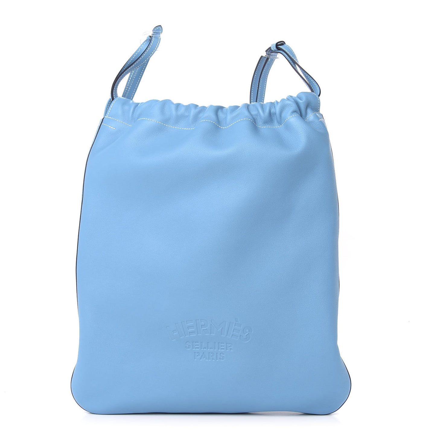 Cheri Calfskin Bridado Backpack Bleu Du Nord