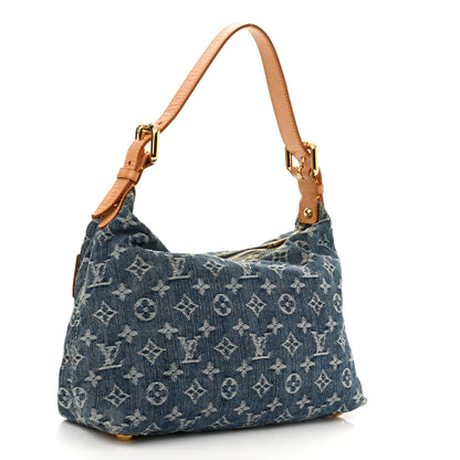 Louis Vuitton Monogram Denim Baggy PM Blue 3 of 11