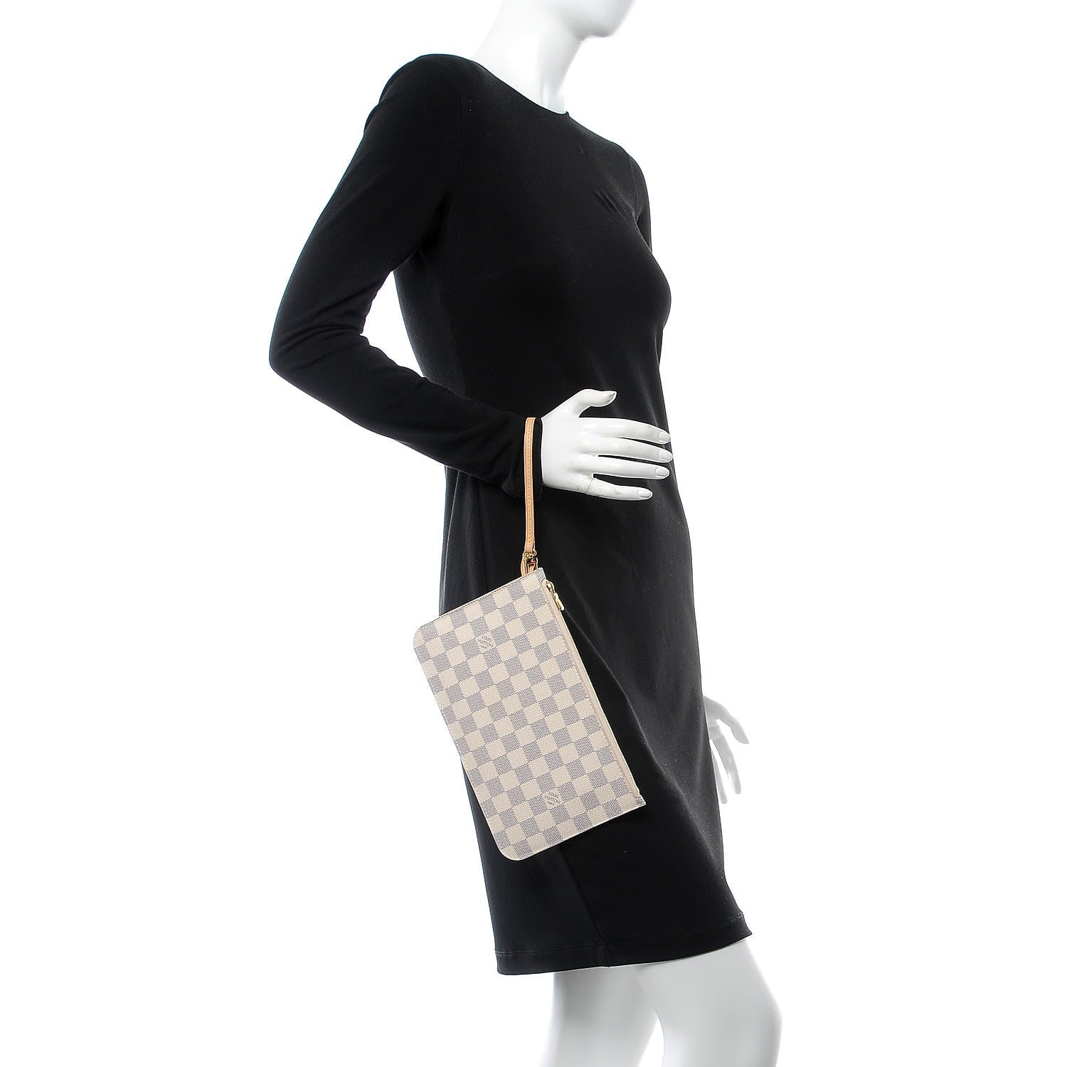 Louis Vuitton Damier Azur Neverfull MM GM Pochette 2 of 7