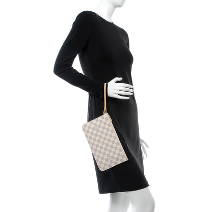 Louis Vuitton Damier Azur Neverfull MM GM Pochette 2 of 7