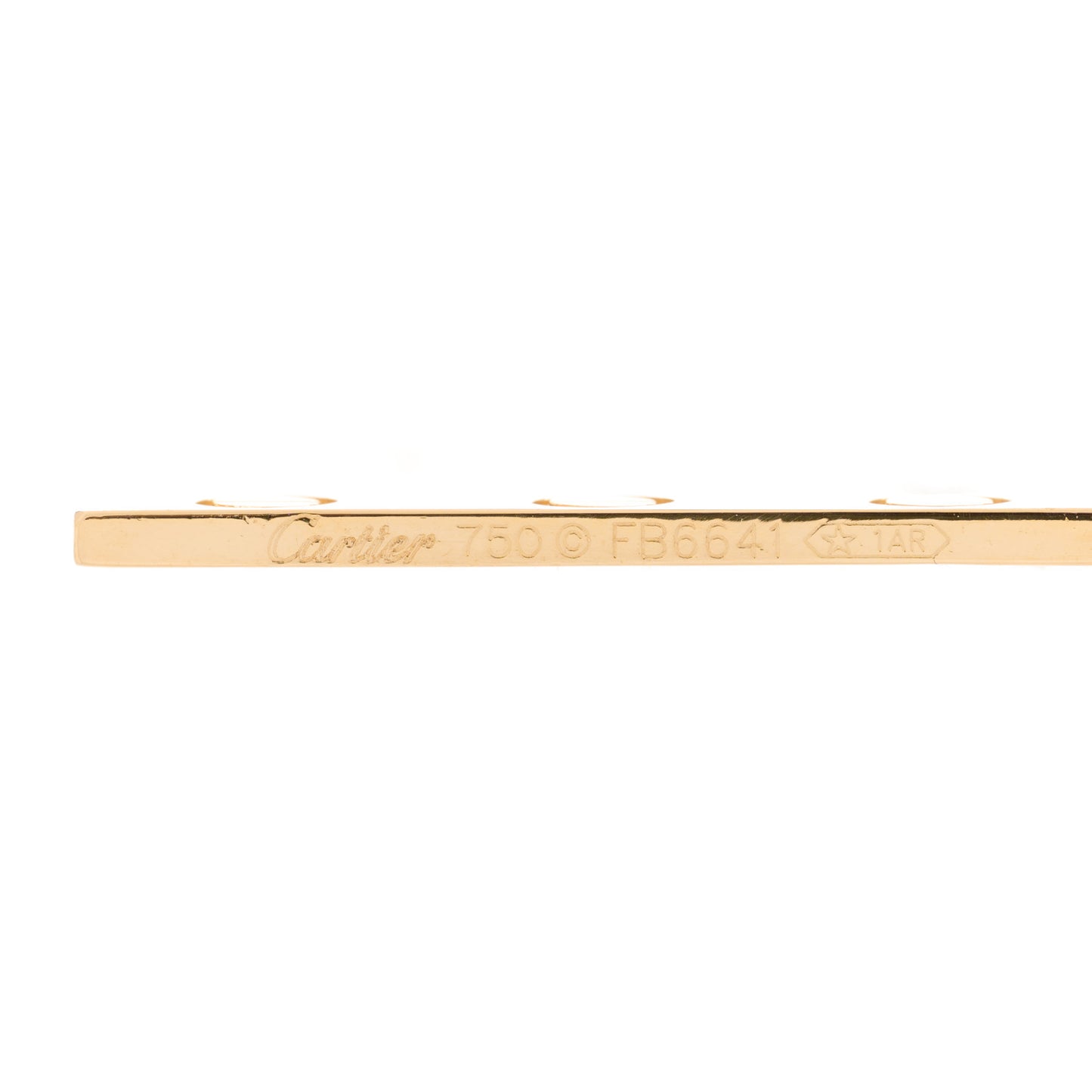 18K Yellow Gold LOVE Lariat Necklace