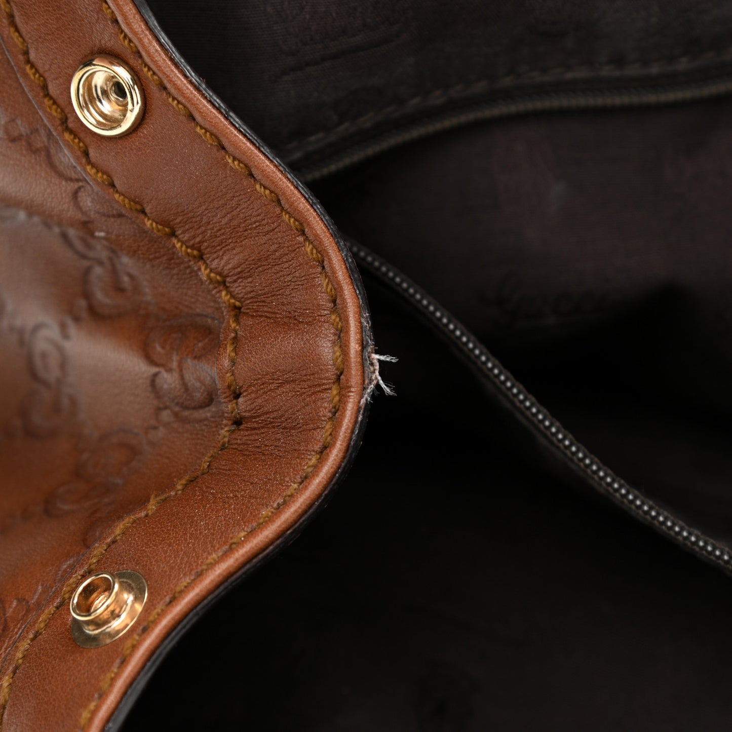 Guccissima Medium Sukey Tote Brown