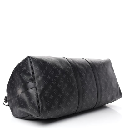 Louis Vuitton Monogram Eclipse Keepall Bandouliere 55 3 of 10