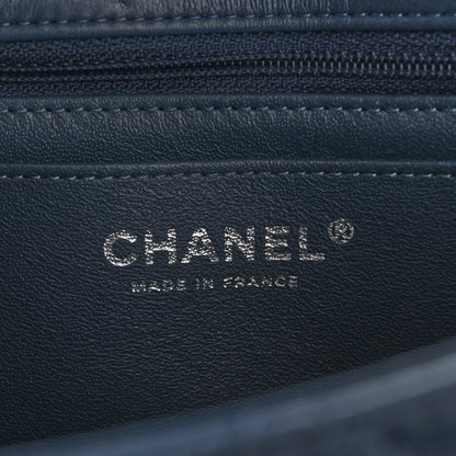 Chanel Lambskin Quilted Mini Rectangular Flap Blue 6 of 14