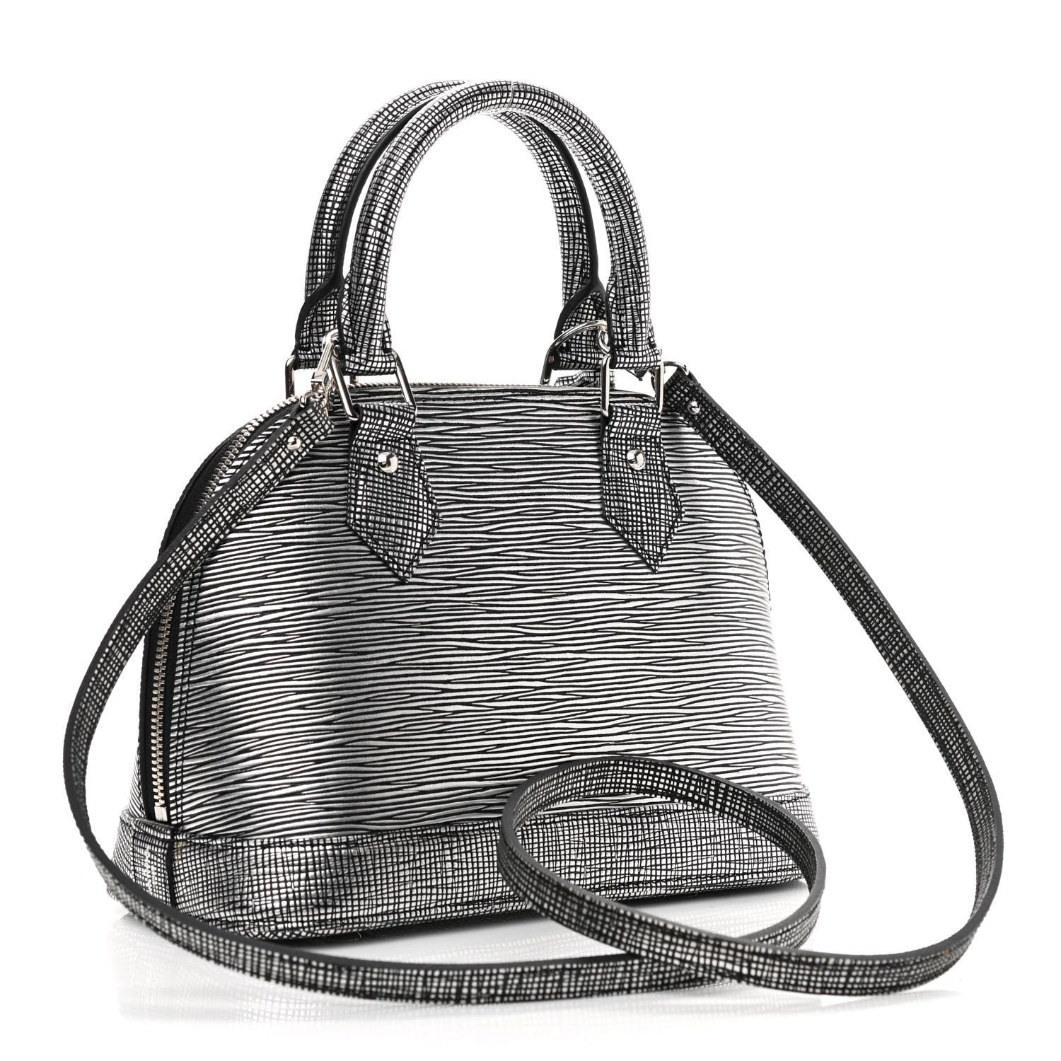 Louis Vuitton Epi Alma BB Platine 3 of 9