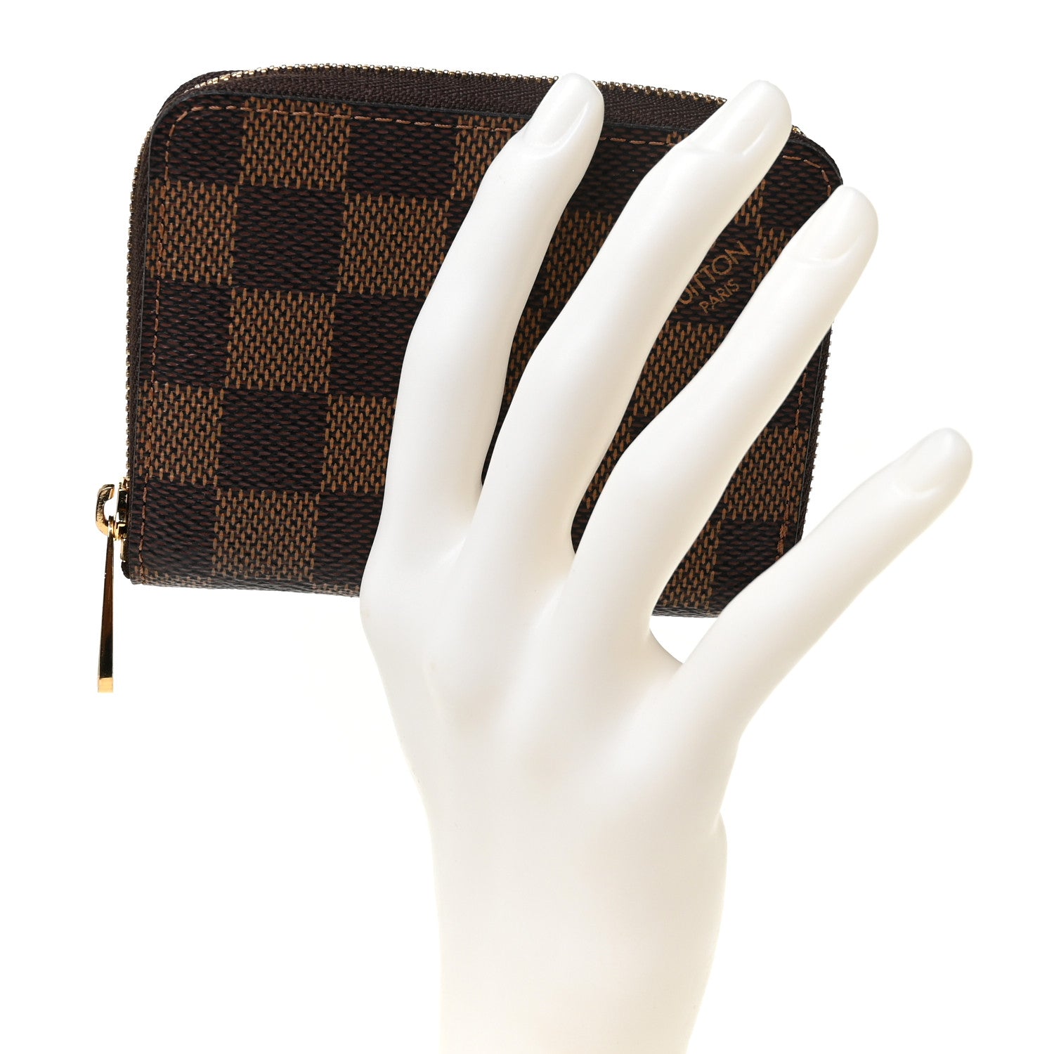 Louis Vuitton Damier Ebene Zippy Coin Purse 2 of 8