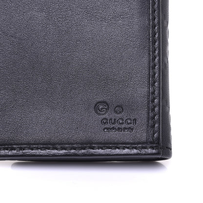 Gucci Guccissima Punch Continental Flap Wallet Black 11 of 17