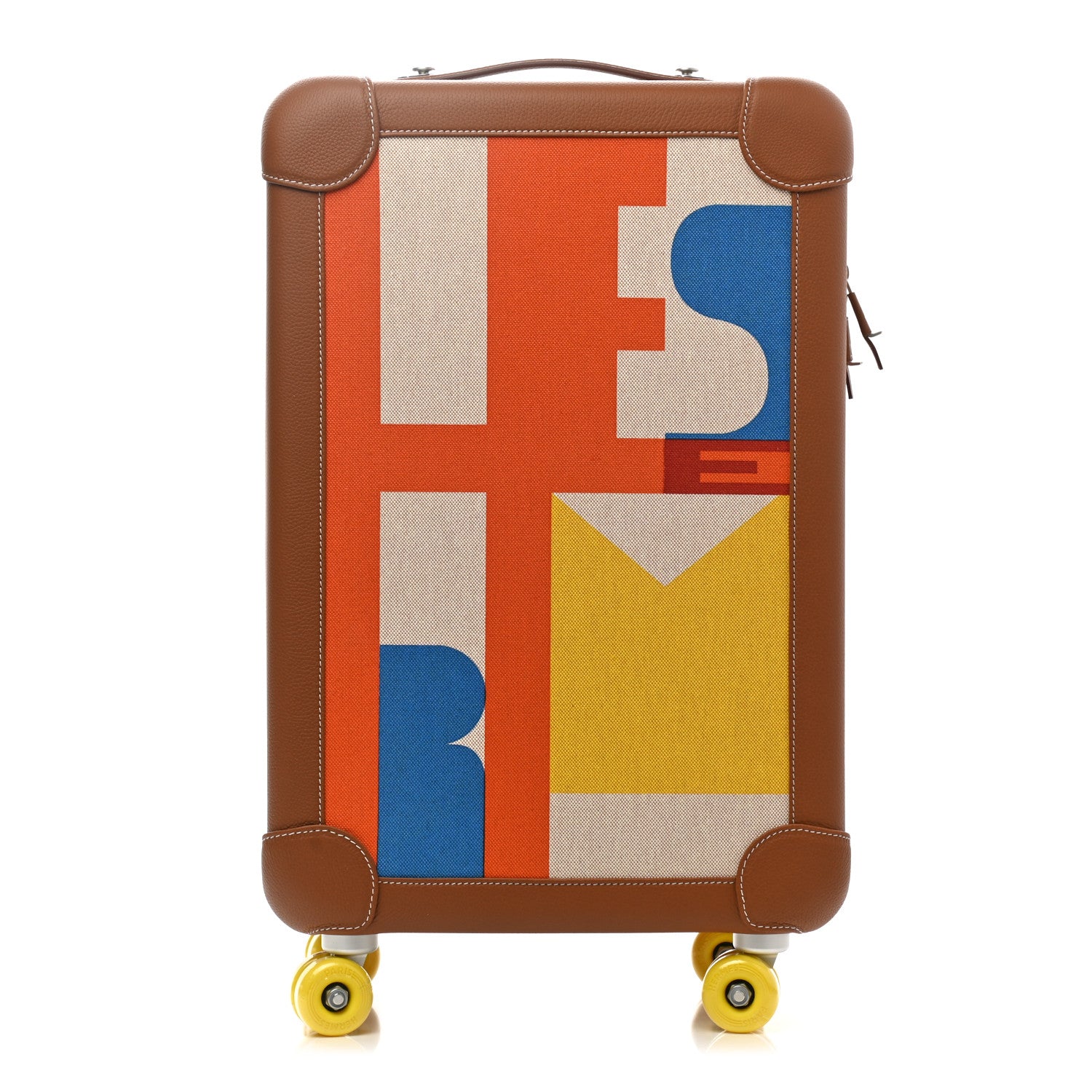 Hermes Canvas Taurillon Regate RMS Rolling Trolley Luggage Multicolor 1 of 10