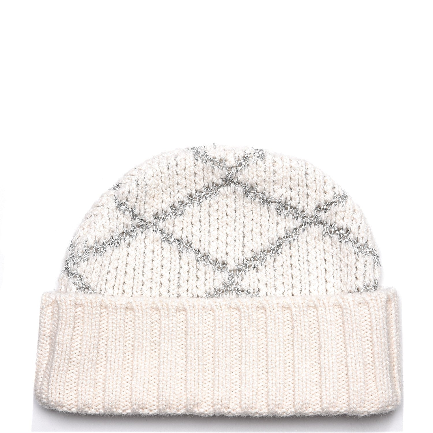 Louis Vuitton Wool Cashmere Shiny Malletage Hat Beige 3 of 5